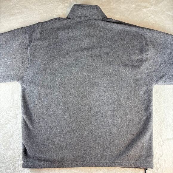 Fruit of the Loom Pullover Sweater Men's XXL Quarter Button Gray - Picture 2 of 6